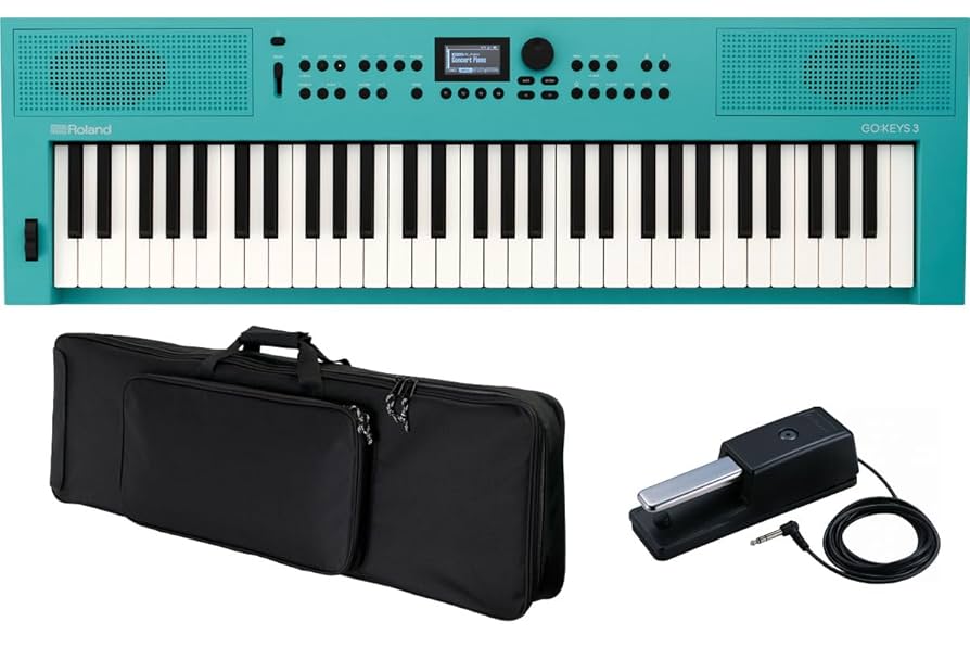 美品　Roland GOKEYS3-RD ダンパーペダル&ケース付 Amazon | Roland ローランド / GOKEYS3-TQ [背負えるキャリング
