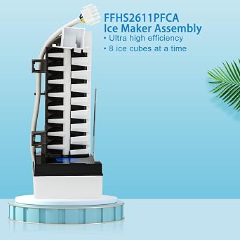 FFHS2611PFEA FFHS2611PFCA FFHS2611LBRA Ice Maker for Frigidaire | Replace Frigidaire FFHS2611PFAA FFHS2611PFBA FFHS2611PF4 FFHS2611LB4 FFHS2611LB7, Frigidaire Ice Maker