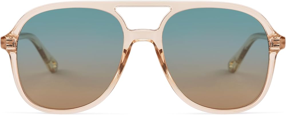 SOJOS Retro Polarized Aviator Sunglasses Womens Mens Classic 70s 80s Vintage Trendy Square Aviators SJ2174