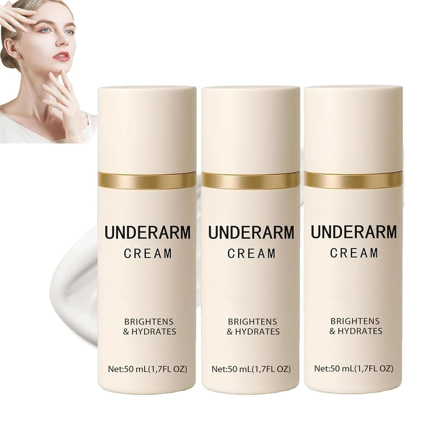 Underarm Brighteing Cream Whitening Cream Dark Spot Remover Brightens & Hydrates Underarm Lotion Even Tone Gentle Smoothing Skin