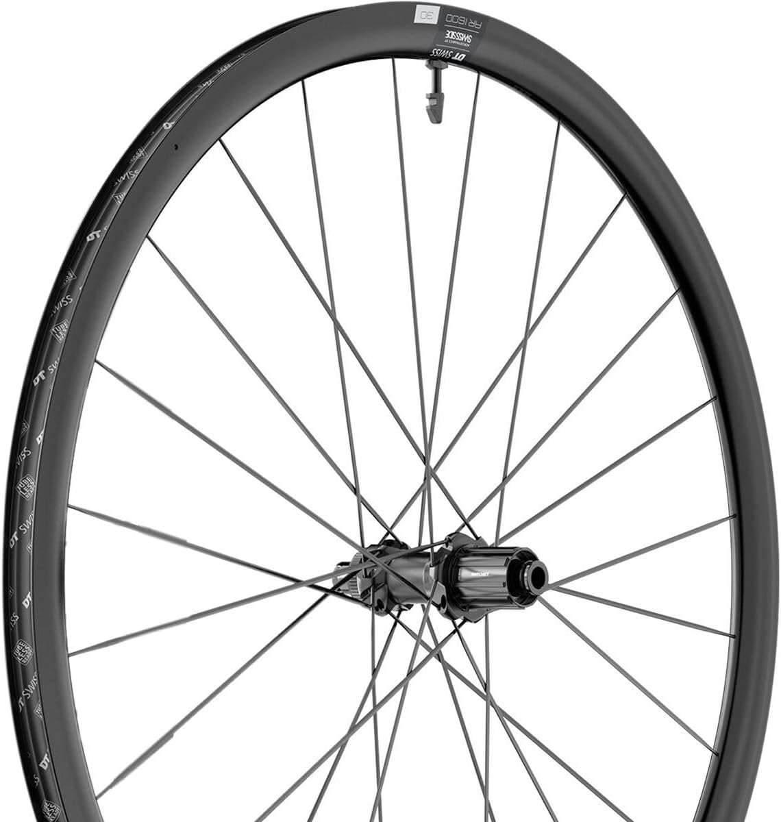 DT Swiss AR 1600 Spline 30 Front Wheel - 700c, 12 x 100mm, Center-Lock, Black