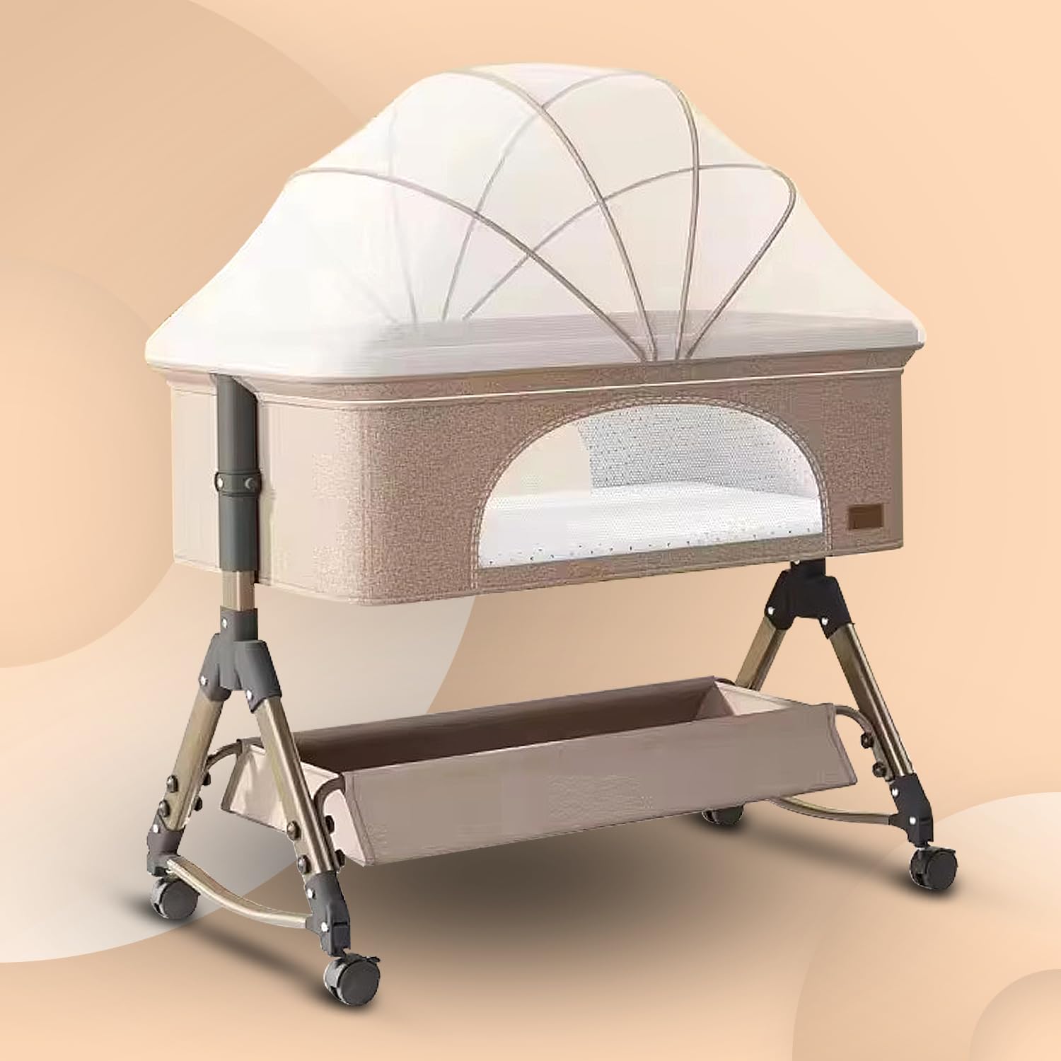 Careit Comfortable In Baby Cot Crib Bedside Bassinet
