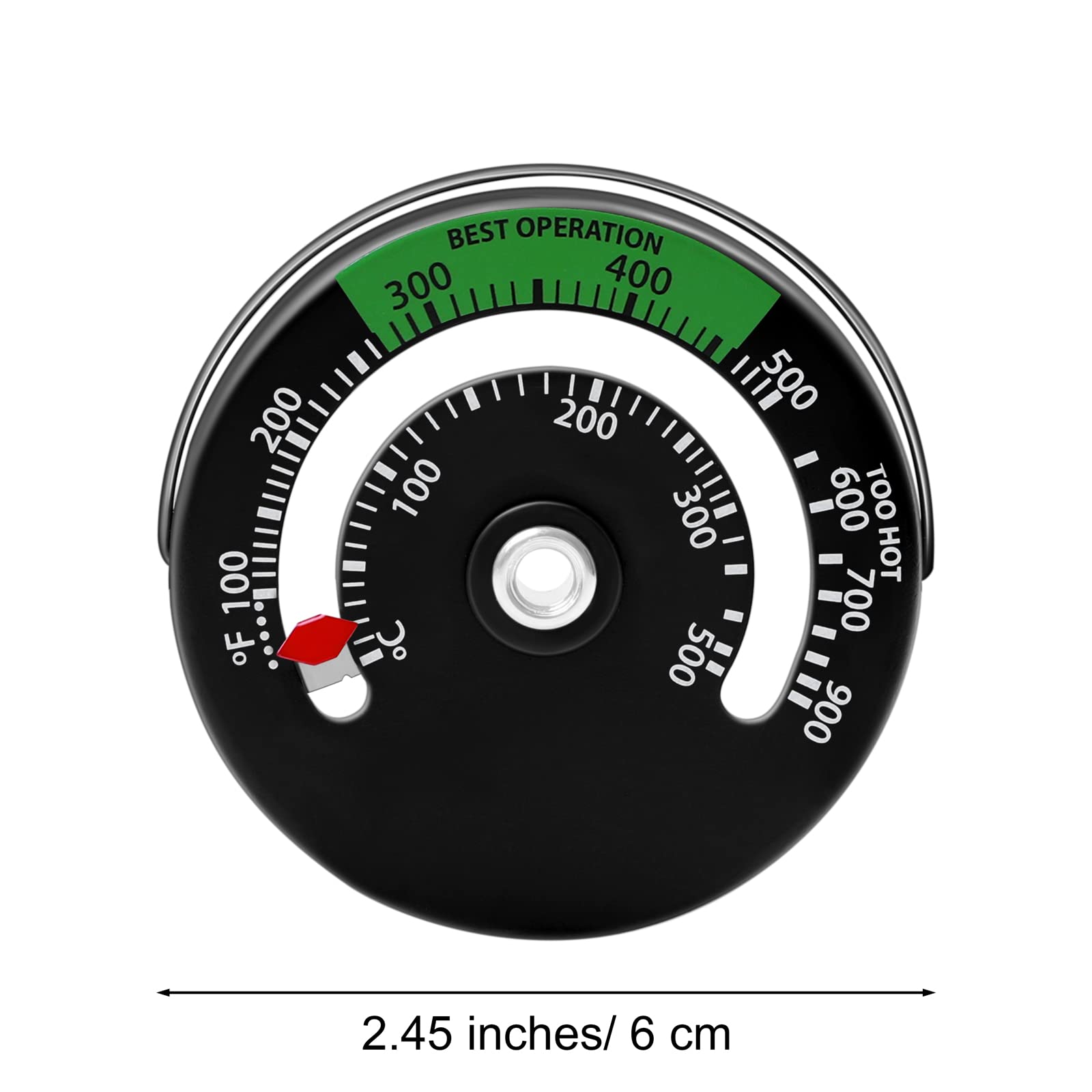 Buy ELCOHO Stove Thermometer Fire Stove Pipe Temperature