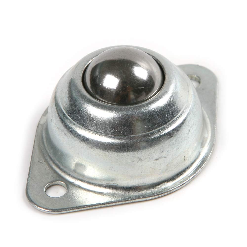 WAAZVXS Atoplee 2 PCS Roller Blade Ball Bearings Wheels Silver Stainless Steel Mini Ball Caster Roller Ball Bearing