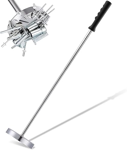 Rechabite Herramienta telescópica de recogida de barredora magnética, poste grueso, tornillo magnético de 35 libras, buscador de piezas, clavos de disponible en Yaxa Colombia