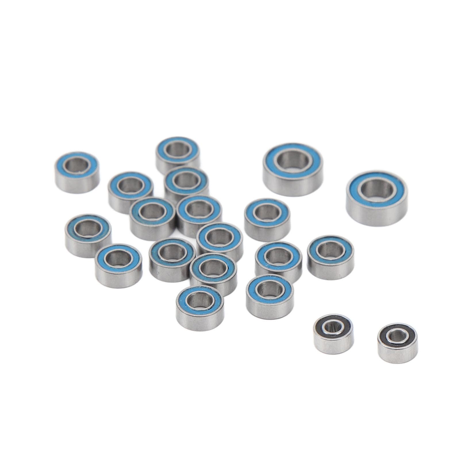 RC Steel Ball Bearing Kit for Axial 1/24 SCX24 - Purchase Performance for the RC Car, Sealed Double Rubber Bearings, 20 Pc