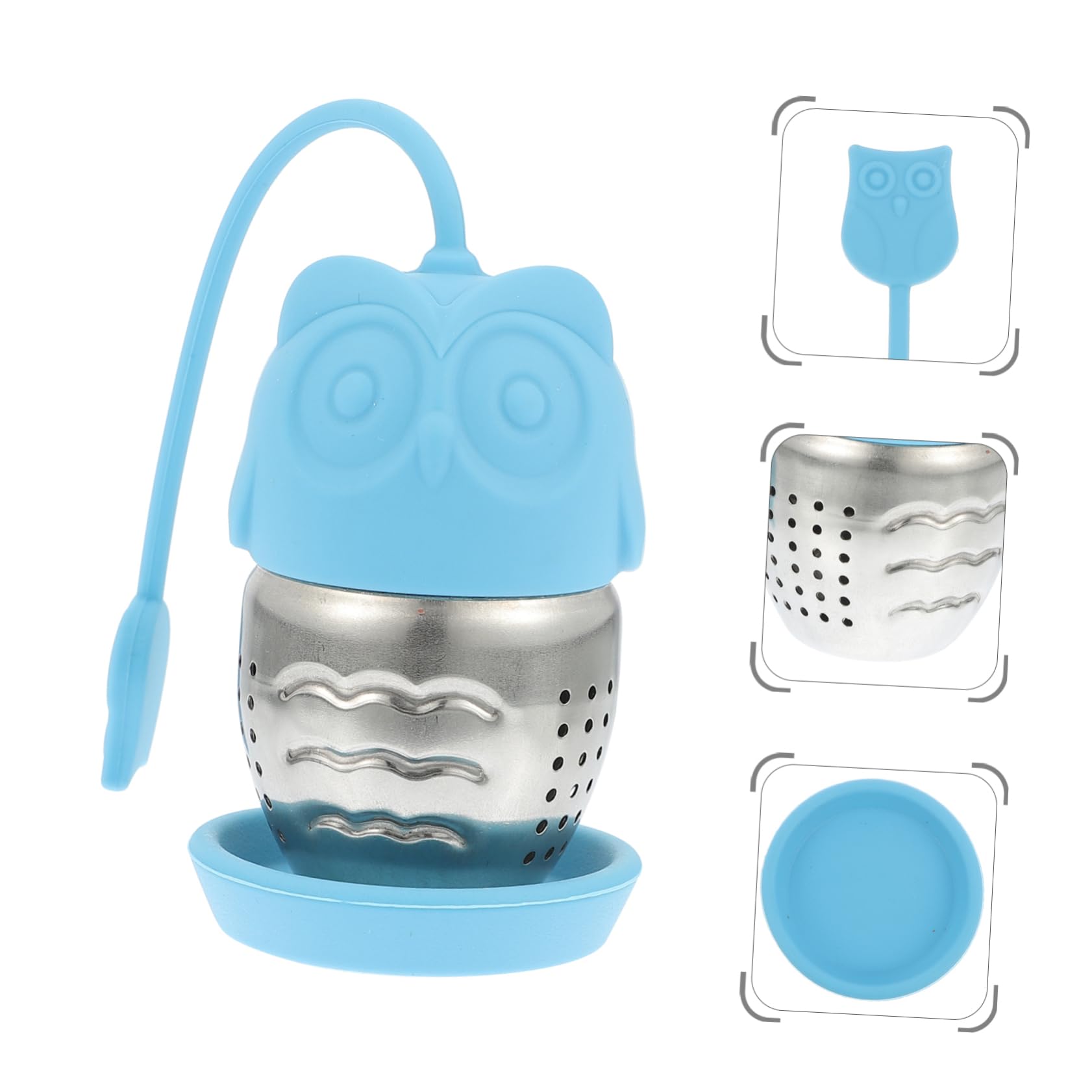 Alipis 6piezas Infusores De De Inoxidable Reutilizables Filtros De Portátiles Para Casa