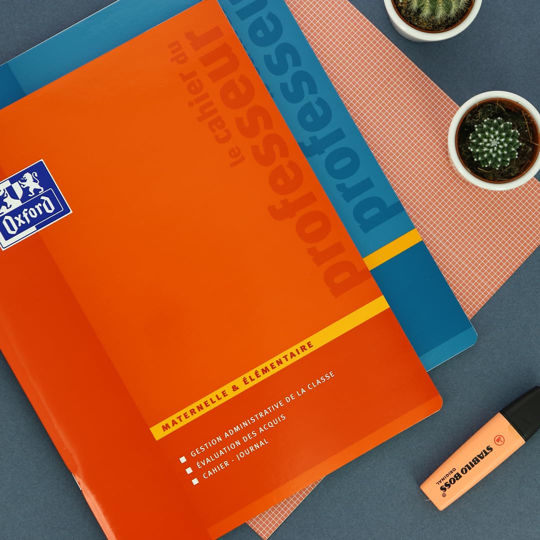 OXFORD Cahier professeurs MARTERNELLE & ELEMENTAIRE 24x32 cm 100 pages