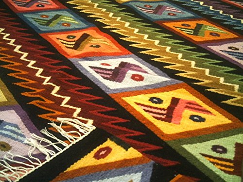 ペルーのカーペット　ラグ　タペストリー Amazon | ペルーウールラグカーペットWOOL ワリの謎 ラグマット