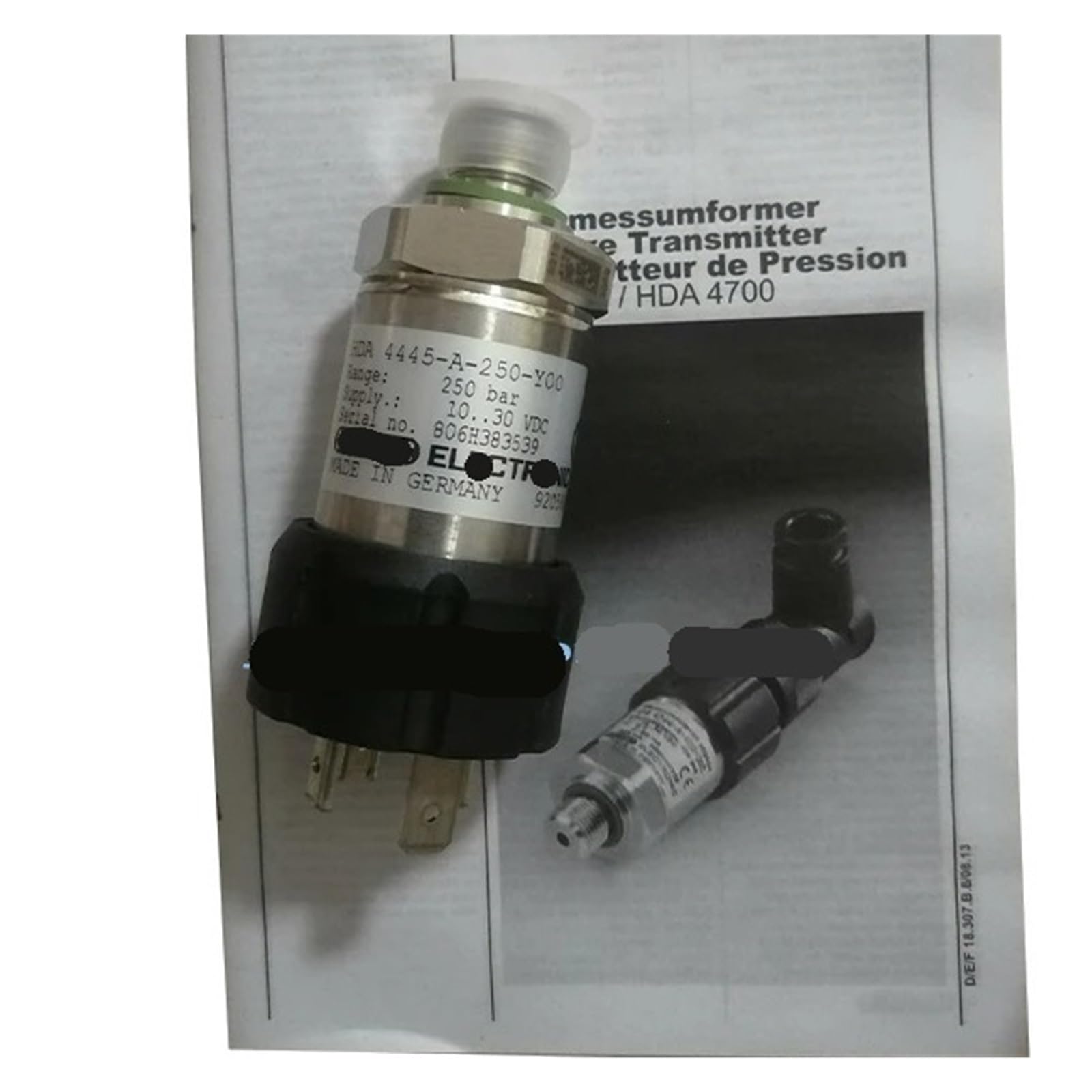 JHPWKRMU 1pcs HDA4445-A-250-000 HDA4445-A-250-000 HDA4445-A-016-000 HDA4445-A-016-000 Pressure Sensor(HDA4445-A-016-000)