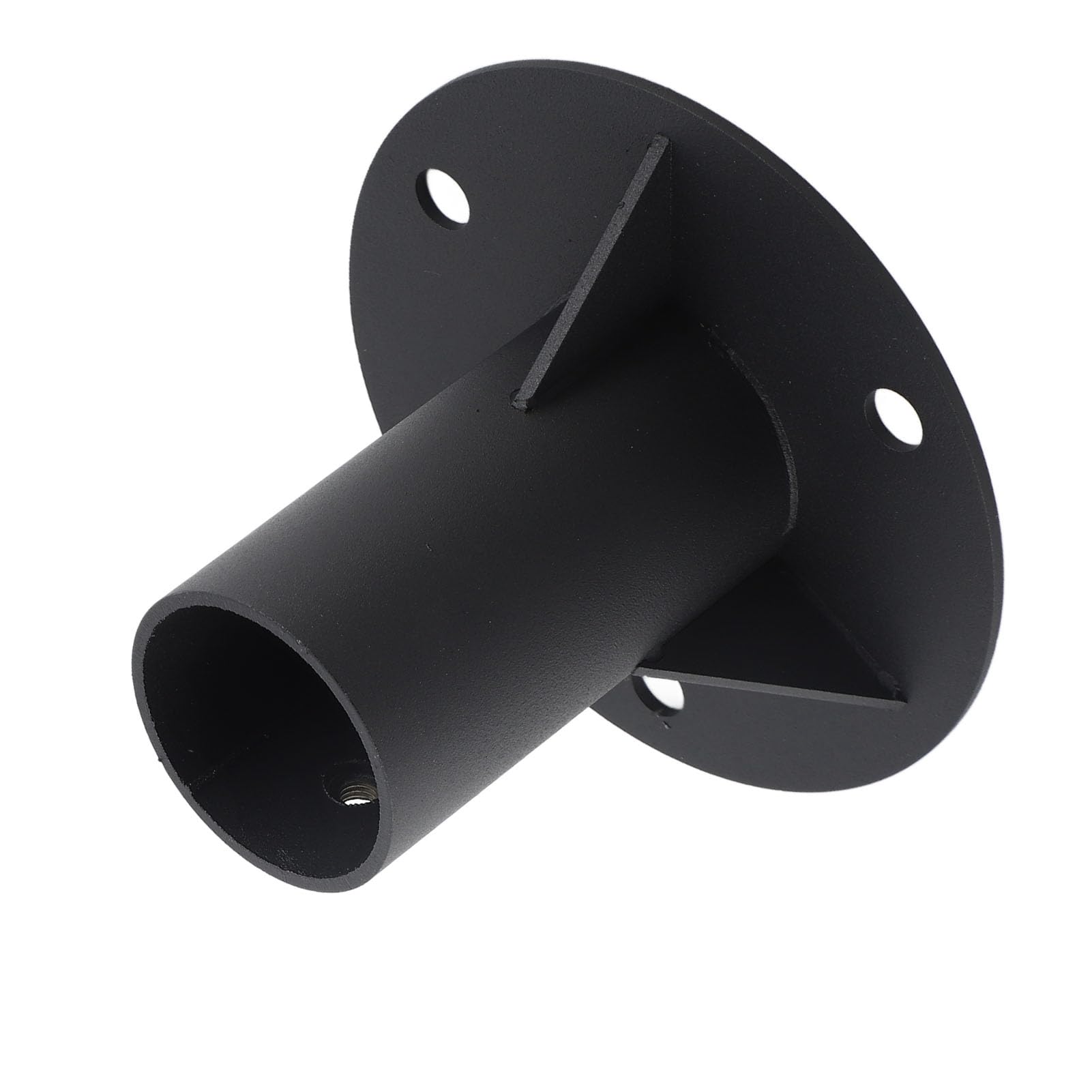 Steel Chain Link Fence Post Floor Flange Base, 52mm Heavy Duty, for Outdoor Security Fencing and Lighting Installation - Image 2