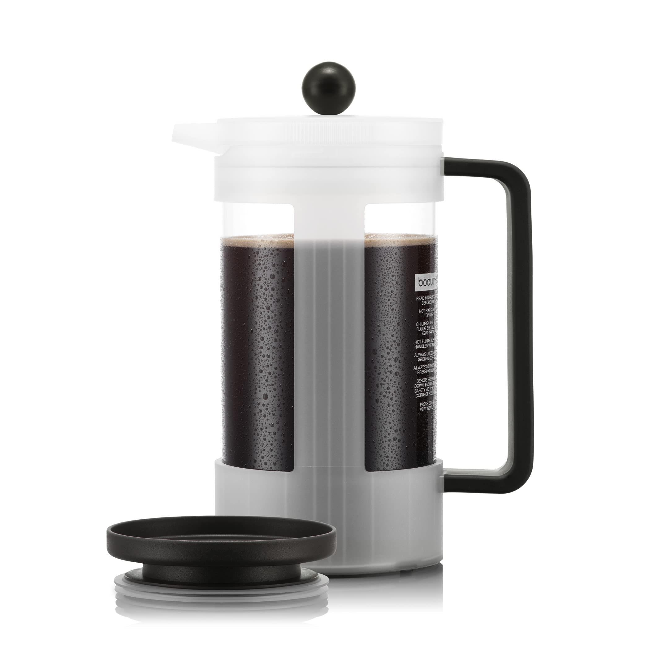 Bodum BEAN, cafetière à piston, 1 L, filtre à eau