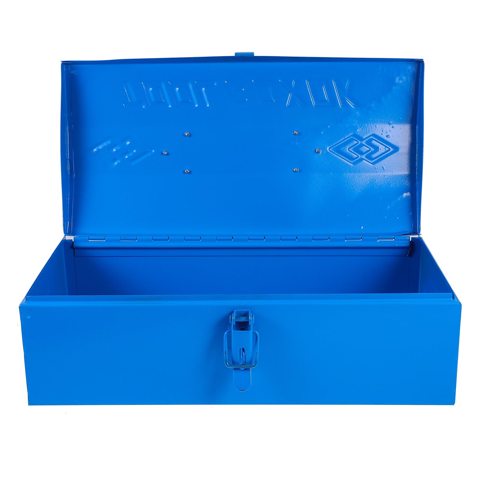 Cassetta Porta Attrezzi Organizer Compatto in Ferro Blu Portatile e Conveniente per Officina e Garage per Attrezzi Meccanici e Utensili da Lavoro