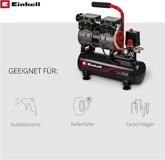 Einhell Kompressor TE-AC 110/6 Silent Plus