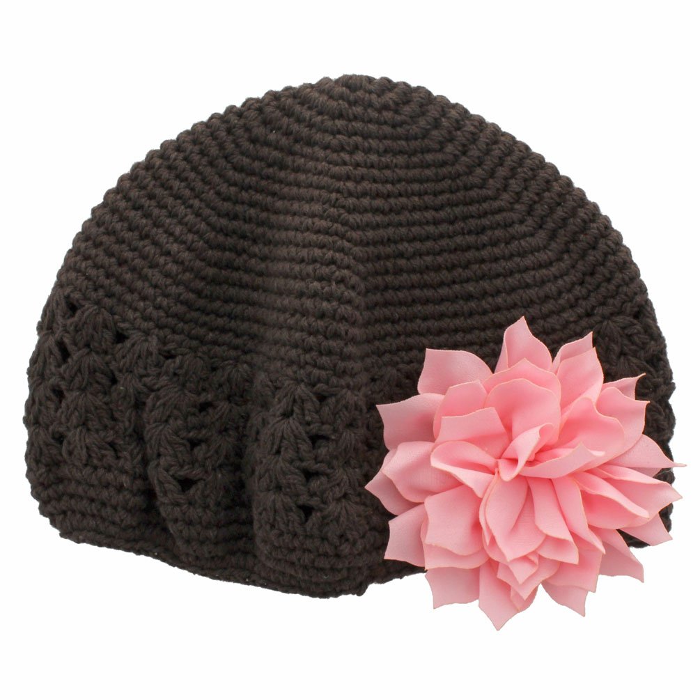 My LelloInfant Baby Girl's Crochet Beanie Hat with Flower