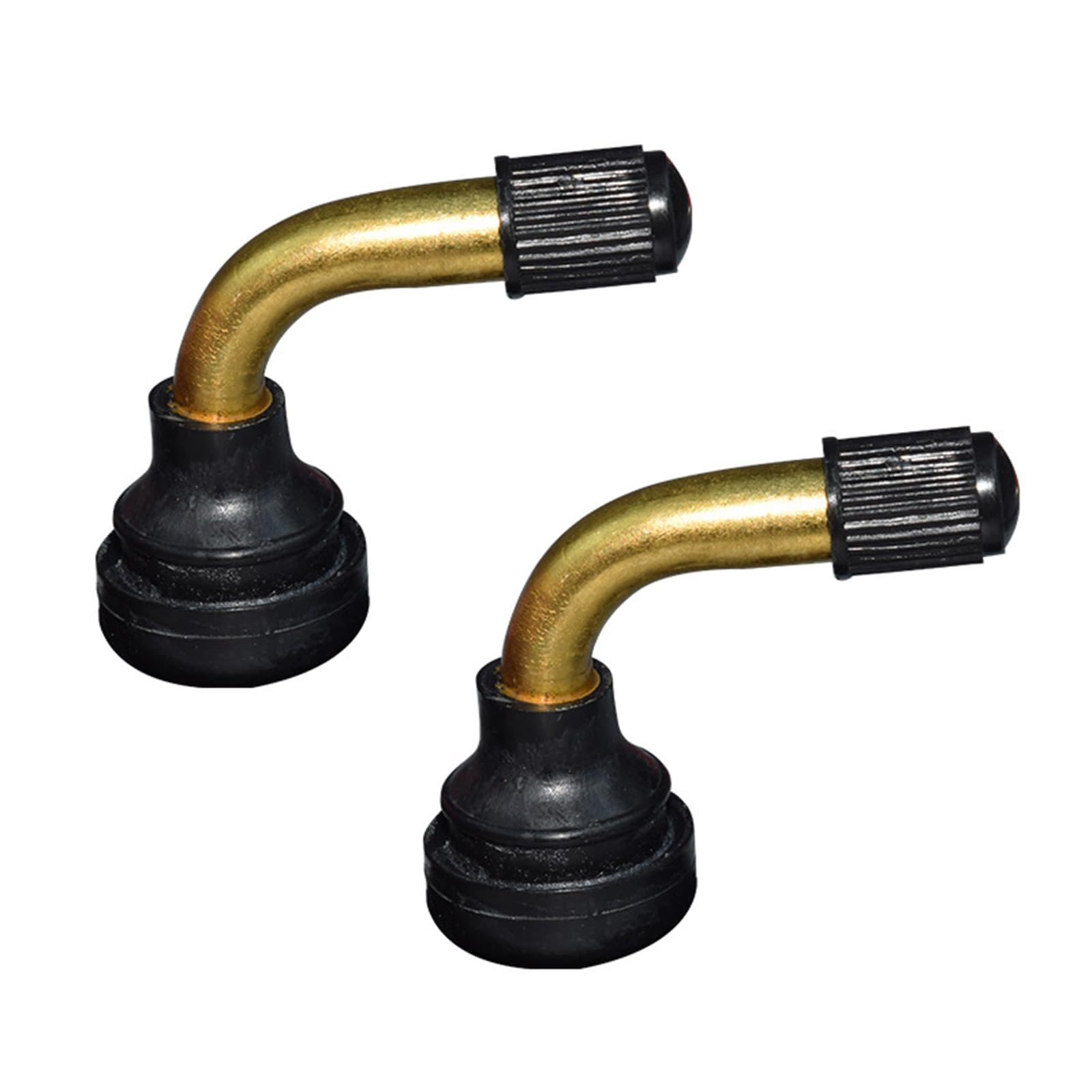 YROHGKPN PVR40 50 60 70 Tire Valves 90 Degree Bent Rubber Base Wheel Tyre