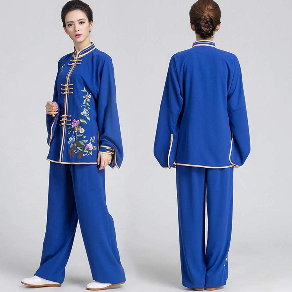 Abito da Donna Tai Chi Uniforme retrò Cinese Tradizionale Tai Chi Suit Abbigliamento Kung Fu Tang Suit Abbigliamento da Arti Marziali Tai Chi,C-XS
