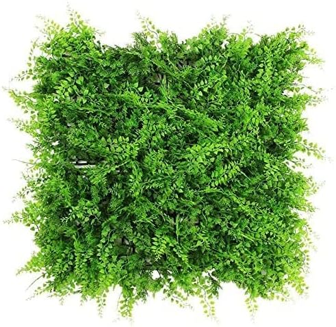 Artificial Boxwood Topiary Hedge Plant Sound Diffuser Privacy Fence Screen Greenery Wall for Both Outdoor or Indoor, Outdoor Artificial Plant Covers 32 SQ feet 12 Panels (A038-12)