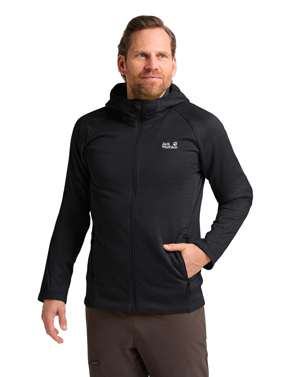 Jack Wolfskin Herren Peak District Hooded Fz M Jacket