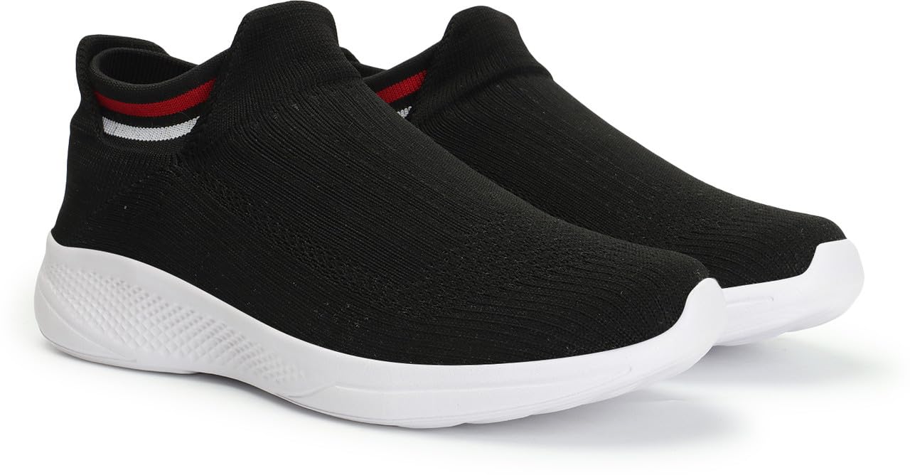 SPRENGE Boston Mens Running | Walking | Jogging | Gym | Hiking Light Weighted Sports Shoes Without Lace Attractive & Comfortable Shoes with Anti Slip Sole (Pack of 1) Black Color (B0CWH6VLM6) Amazon Price History, Amazon Price Tracker