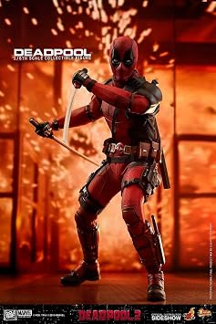 Hot Toys HT903587 1:6 Deadpool II Movie Version, Red & Black