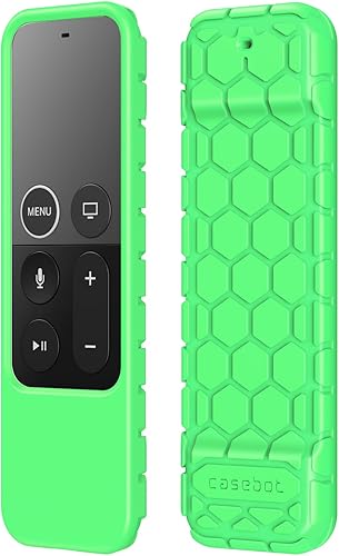 Miniatura 9 de Fintie - Funda protectora de silicona para control remoto de Siri Apple TV 4K de 5 y 4 generación, antideslizante, diseño de panal, ligero y