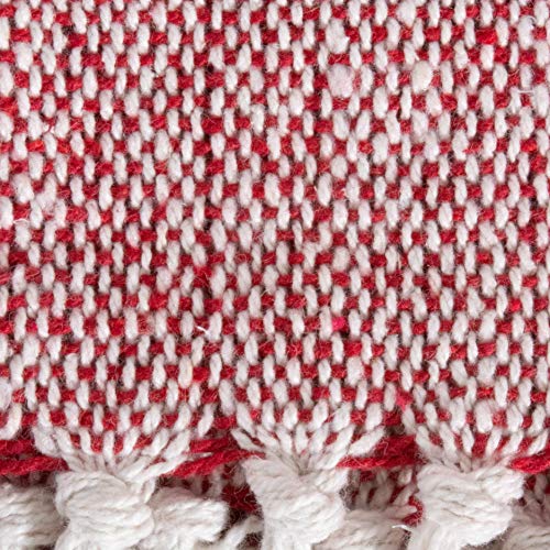 DII Rustic Farmhouse Throw Blanket with Decorative Tassles, Use for Chair Couch, Bed, Picnic, Camping, Beach - Image 2