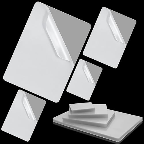 Paquete de 400 bolsas de laminación térmica transparentes de 3 mil hojas de laminación de papel de plástico, 9 x 11.5 pulgadas, 5 x 7 pulgadas, 4 x