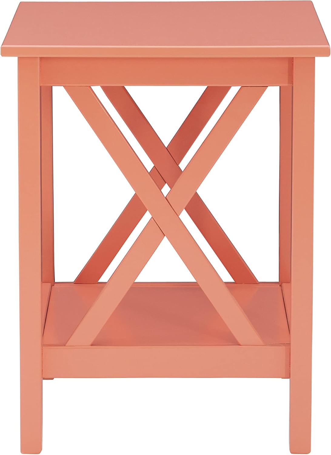 Linon Home Decor Products Nelson Coral End Table
