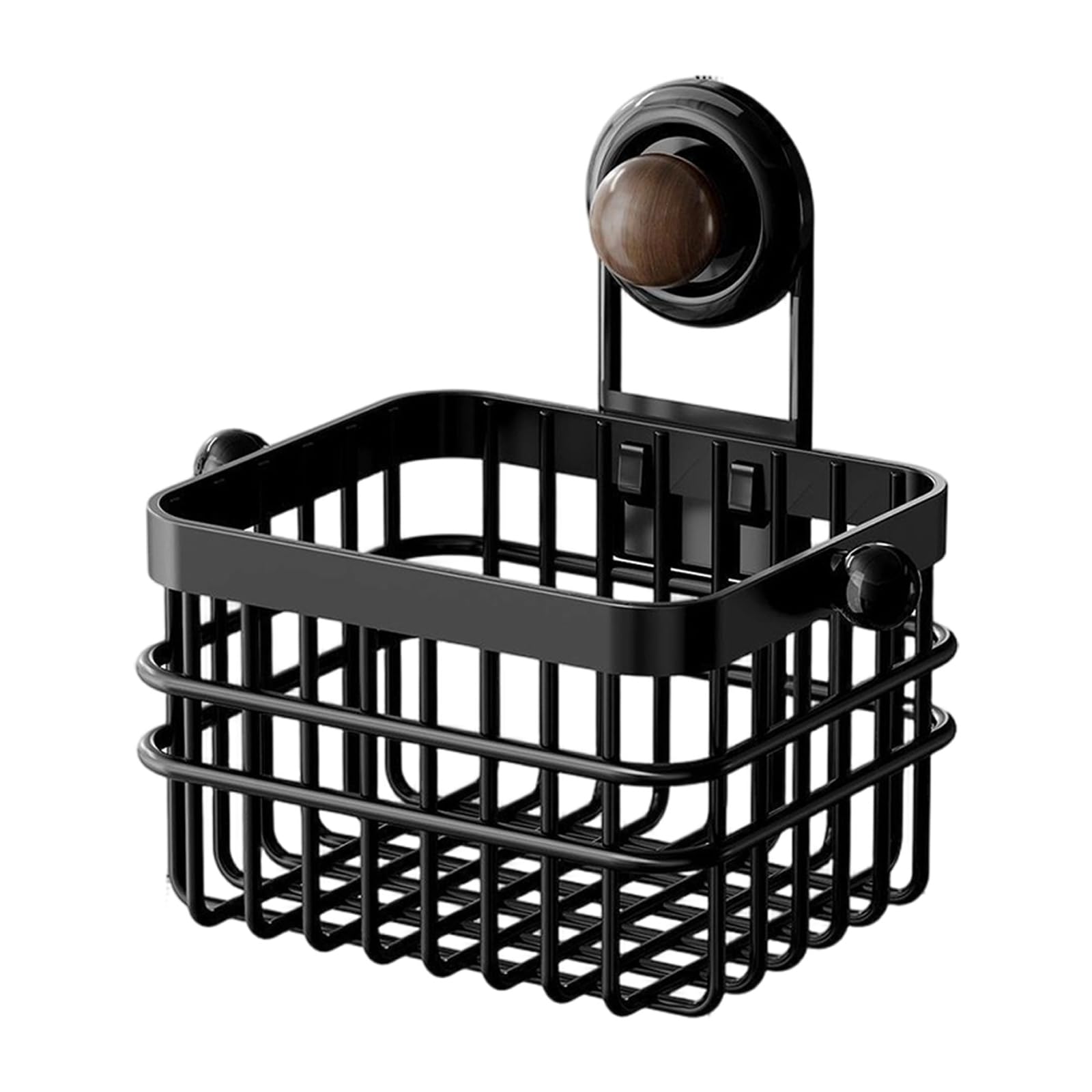 Zeiwohndc Bathroom Suction Cup Basket for Shower Storage of Toiletries and Clean Items Kitchen Storage Basket