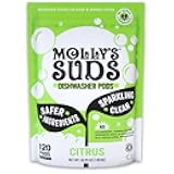 Dishwasher Pods | Clean Dishwasher Detergent, Cuts Grease & Rinses Clean (Residue-Free) for Sparkling Dishes | 120 Auto-Release Tabs (Citrus)