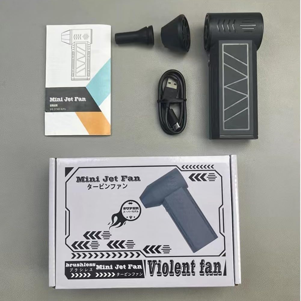 Violent Turbo-fan, 130000 RPM Motore ad alta velocità Turbo-ventilatore, Super Violent Turbo-fan, Aspirapolvere portatile ad alta velocità, ventilatore a getto elettrico Super Jet ventilatore
