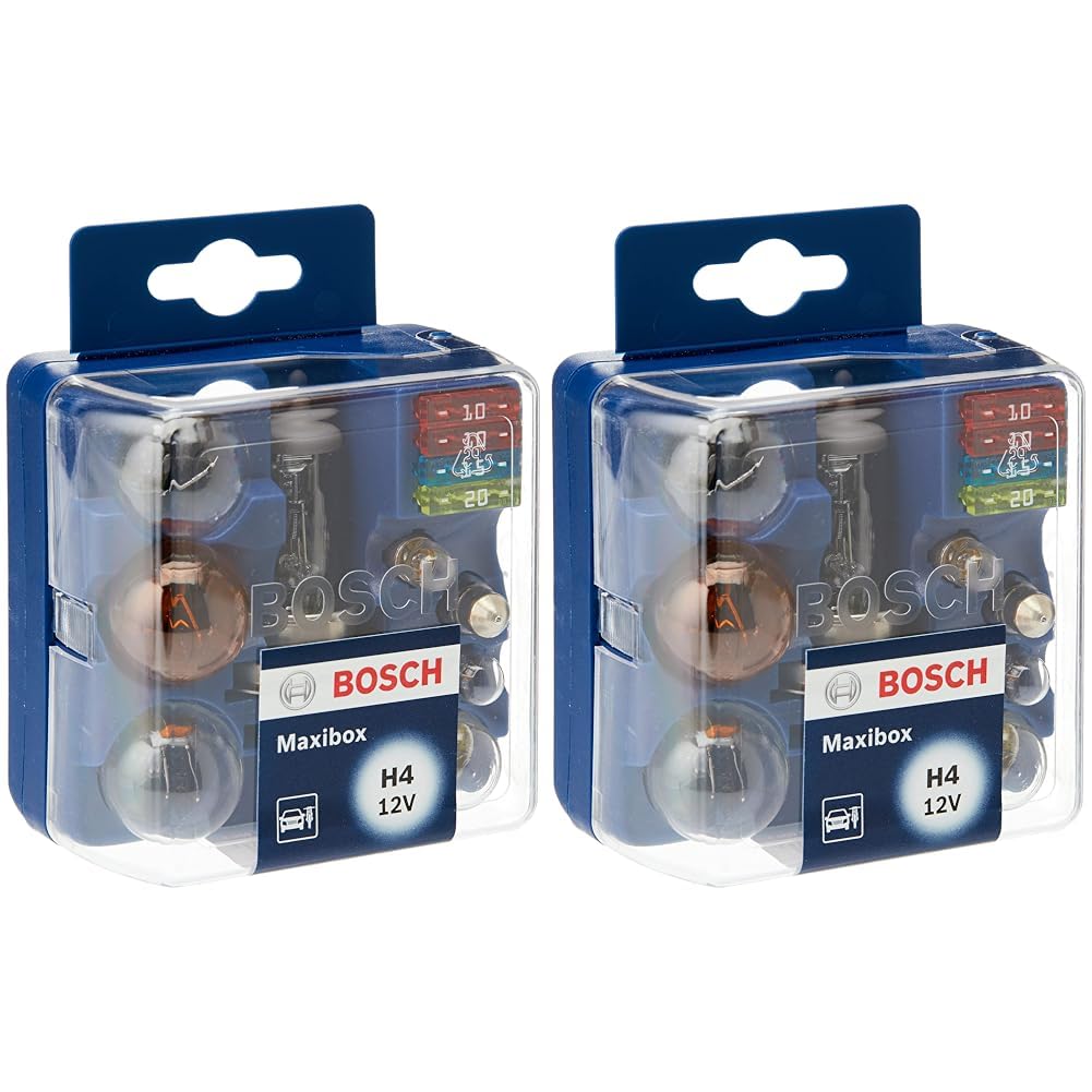 Bosch H4 Maxibox Lampenbox - 12 V (Packung mit 2)