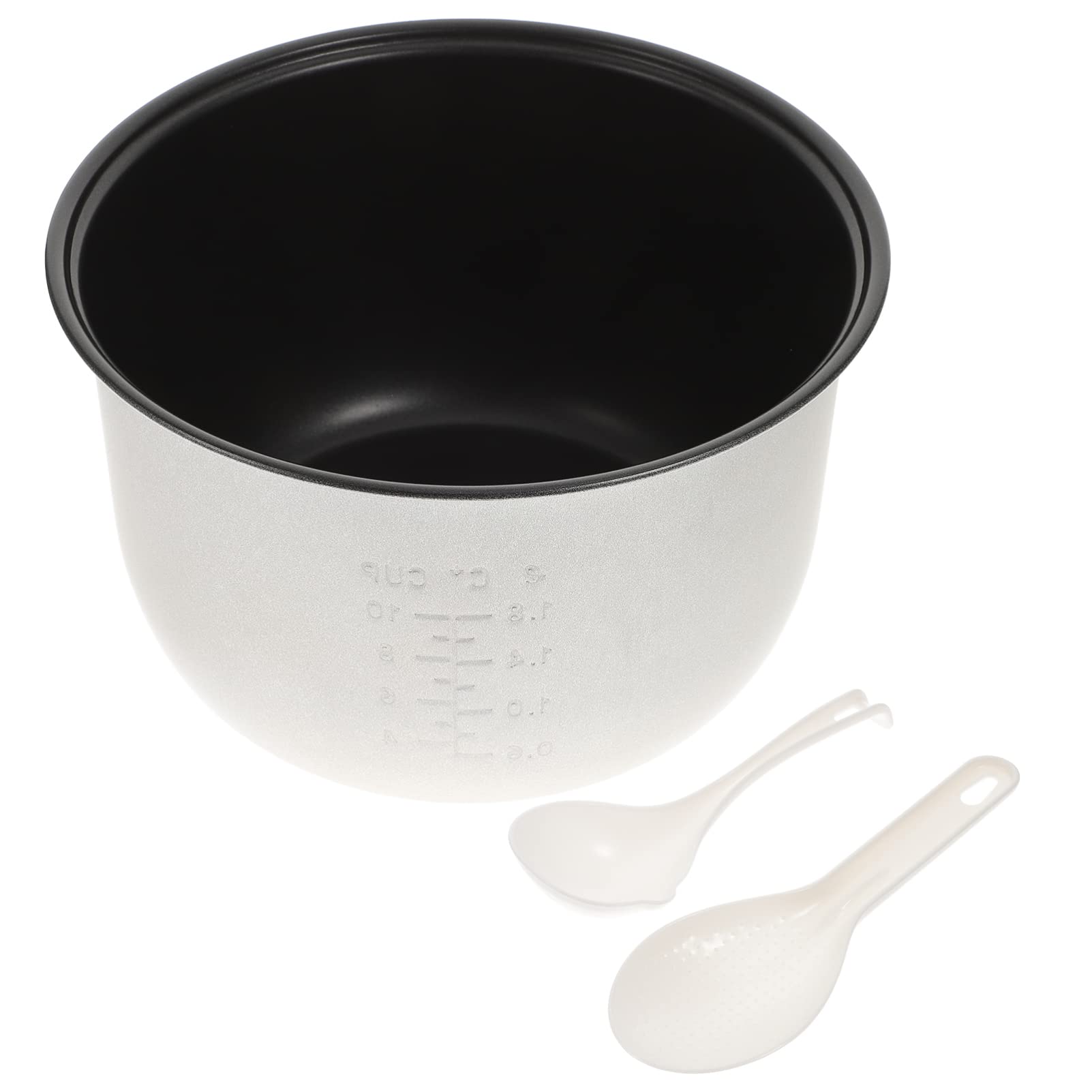 Inner Pot Replacement Non-Stick Rice Cooker Inner Pot Liner Container Accessories for Rice Cooker 5L Silver-image-20