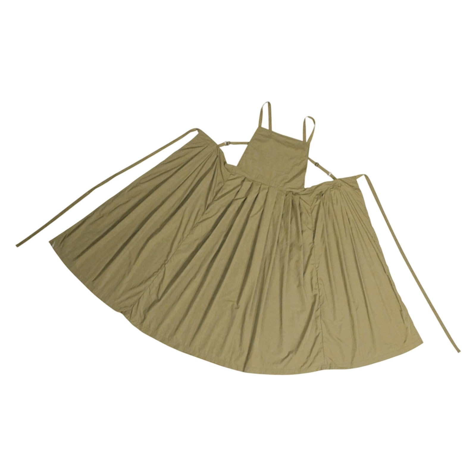 PANGBOER Delantal protector multiusos Vestido plisado impermeable de nailon para artes de repostería y manualidades Delantal de cocina transpirable