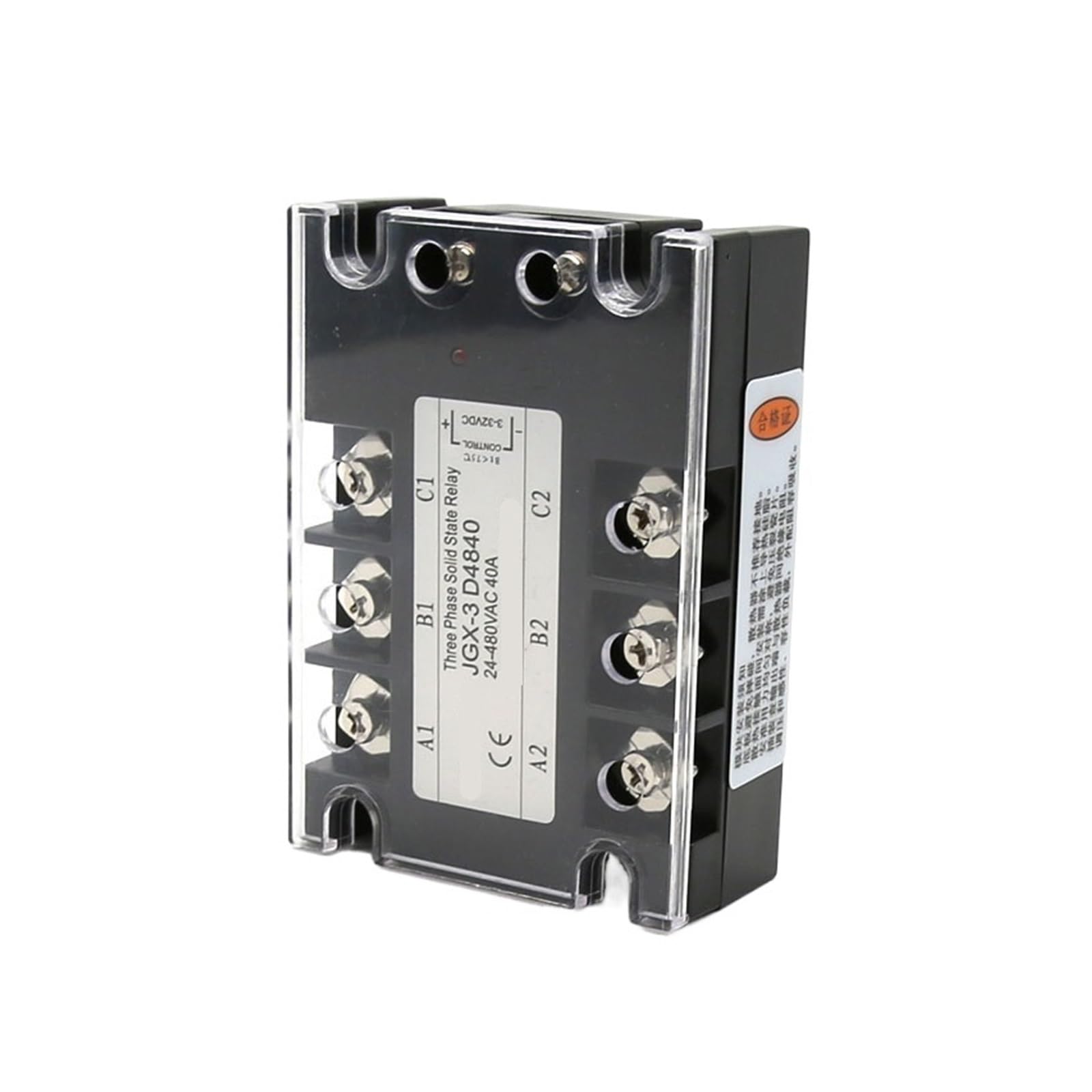 TSCFHGQI 380V 24-480VAC 3-32VDC Three-Phase Solid State Relay SSR-10A/25A/40A/60A/80A/100A/120A DC controlled AC(100DA)