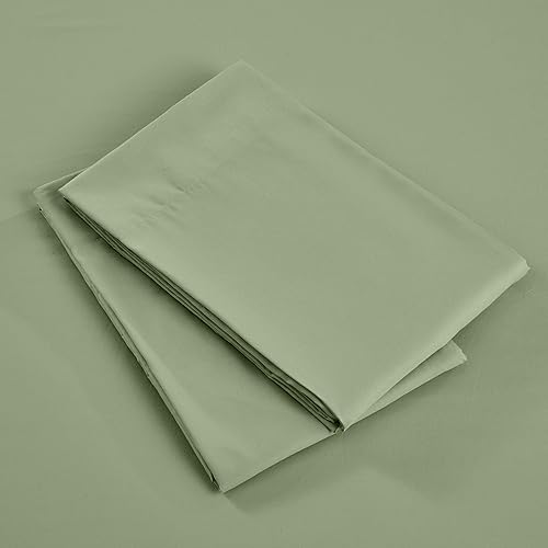 Miniatura 5 de FreshCulture Sage Green Pillowcases Queen Size 12 Pack - Bulk Pillowcase Set - Envelope Closure - Soft Brushed Microfiber Fabric - 20x30 Inches
