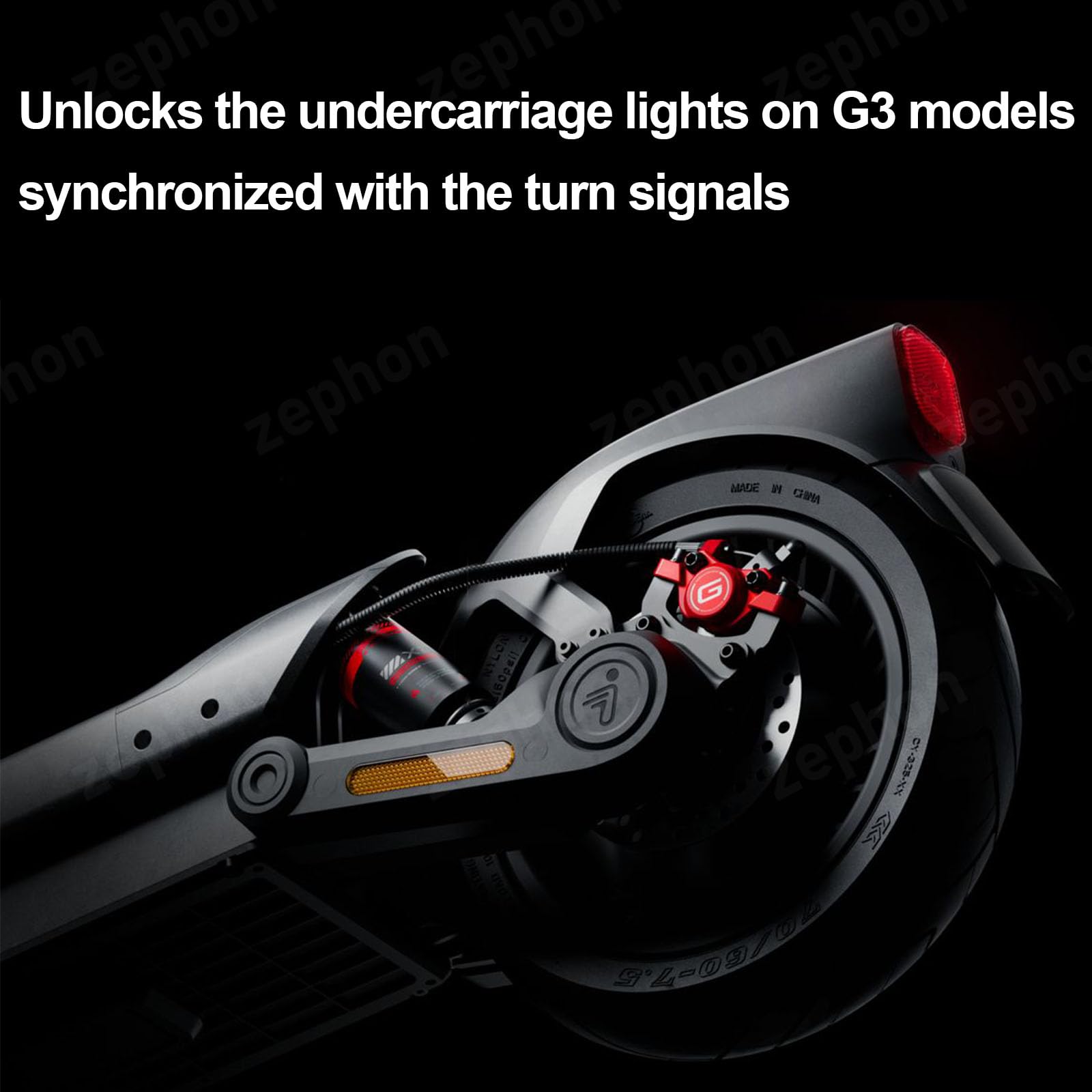 Zephon New Tuning Chip Unlock Cable for Segway Ninebot Max G3E/G3D – Performance Upgrade Travd 40 km/Helling Spee Built-in Quick Switch Button for Rapid Power on/Off Control of the chip