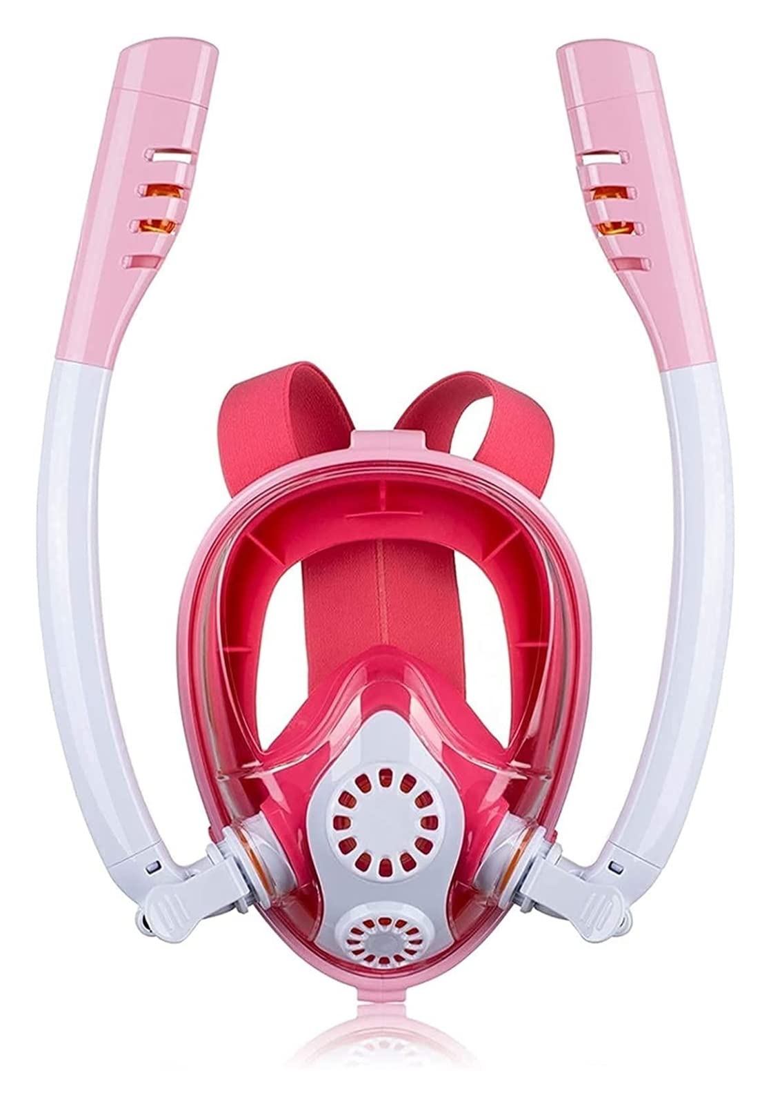 máscara de Buceo, Máscara de Buceo, máscara Snorkel, subacuática, antivaho, Cara Completa, natación, , Equipo(Pink 2,S)