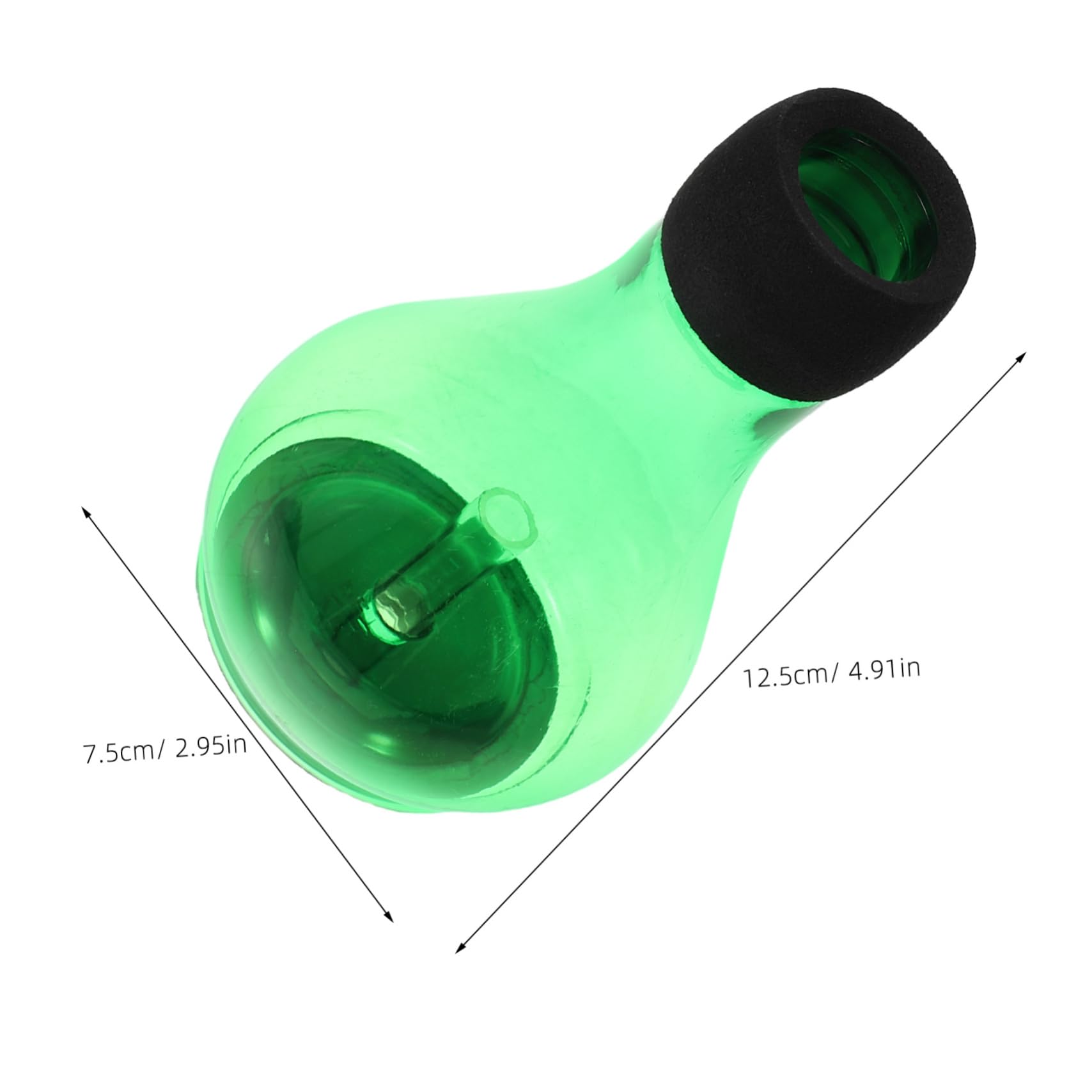 Sordina per Tromba da Pratica in Plastica Verde, Leggera | Riduzione del Suono, Adatta a Principianti e Studenti, Design Unico per Esercizi in Appartamento