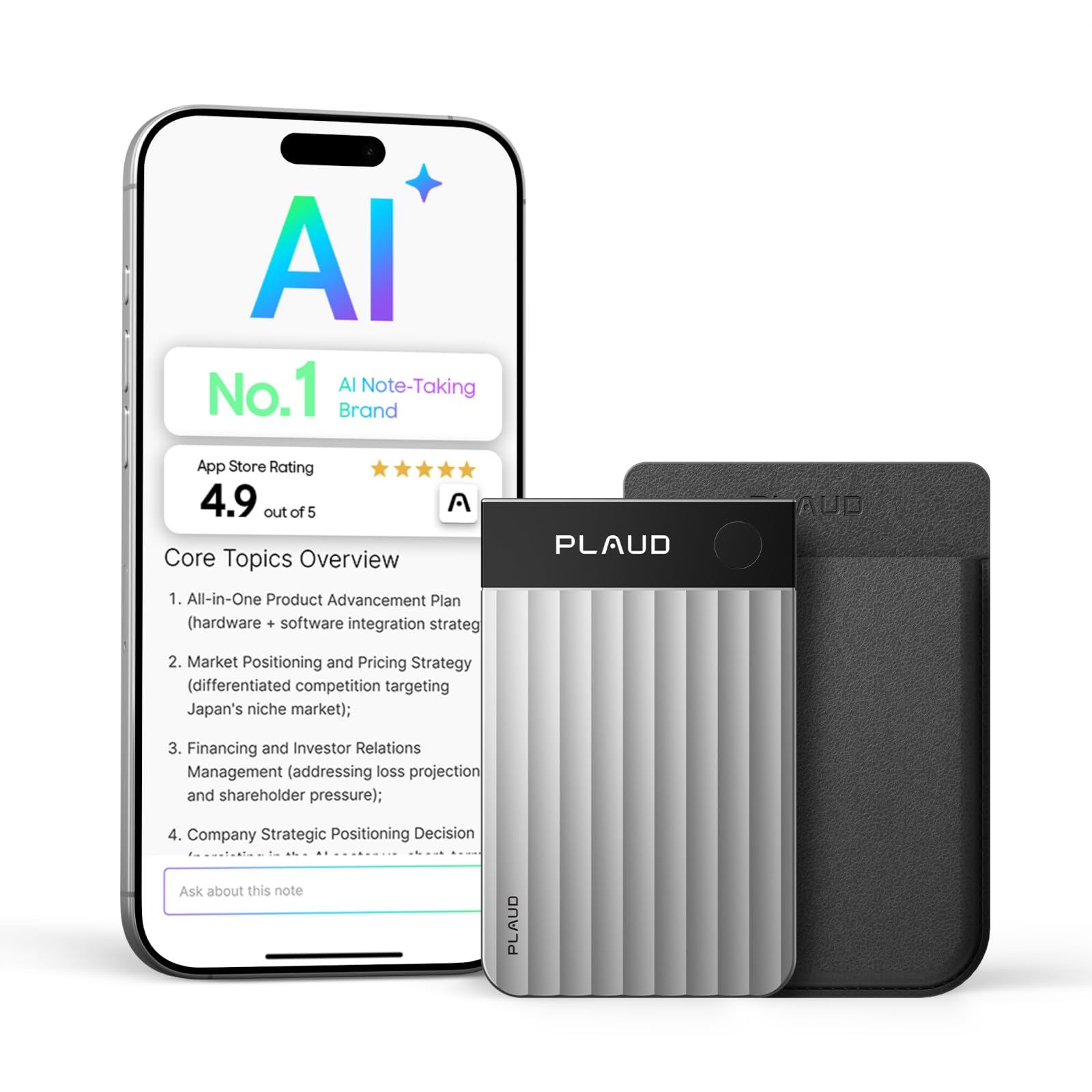 Amazon.com: Plaud Note Pro AI Voice Recorder, Transcribe