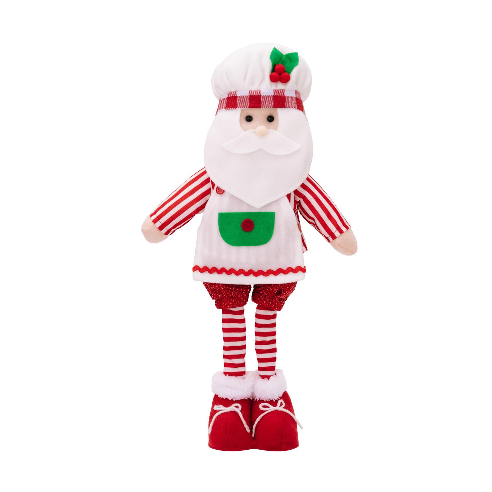 Elnwnnkc A Cook Caps Decorative Figurine Stretchable Cook Hat Stuffed Gnomes Unique Dolls Ornament For Christmas Decors Standing Decoration