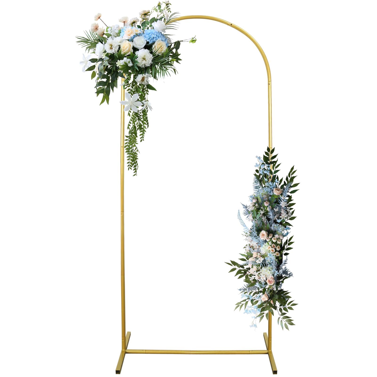Support d'arche de Mariage de 1,8m, Cadre d'arrière-Plan arqué en métal pour Anniversaire, Mariage, Remise de diplôme, fête, célébration d'anniversaire Décoration d'arrière-Plan en Studio
