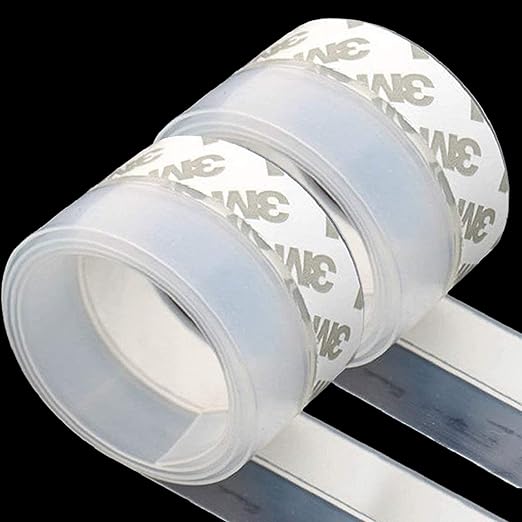 Zengest 2 Pack Door Weather Stripping, House and Glass Shower Door Seal Strip for Side of Door, 1.4