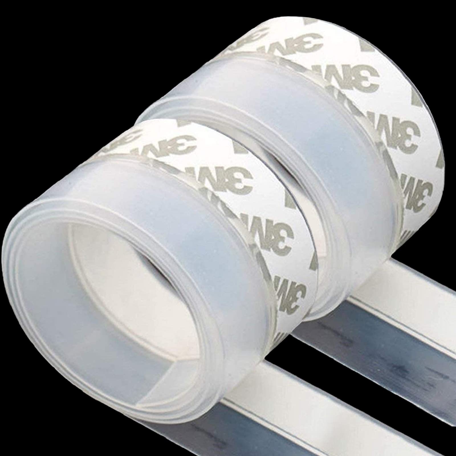 Zengest 2 Pack Door Weather Stripping, House and Glass Shower Door Seal Strip for Side of Door, 1.4" x 33 Ft (Transparent) (B085HB3WD6) Amazon Price History, Amazon Price Tracker