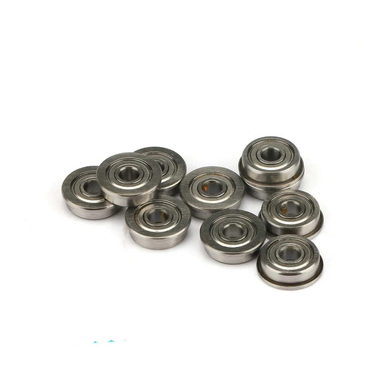 HYUJNAFZR 10pcs Bushing Ball Bearings F604ZZ 4 * 12 * 4 Mm * Inch Bearing Steel Deep Groove Ra 0.8(Abec-3)