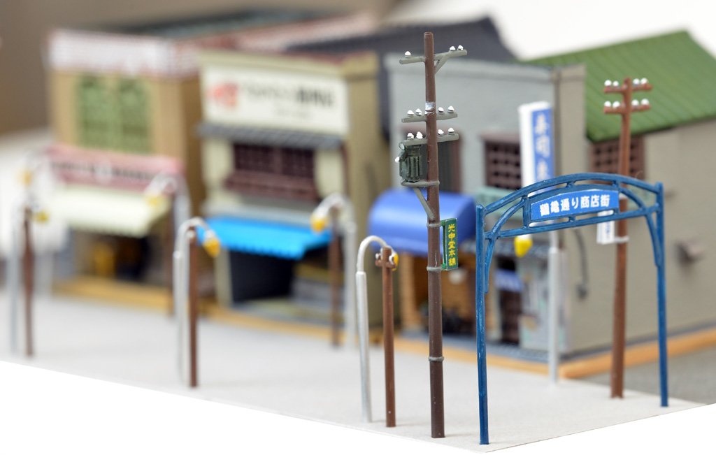 Amazon | 情景コレクション 情景小物124 商店街小物セット