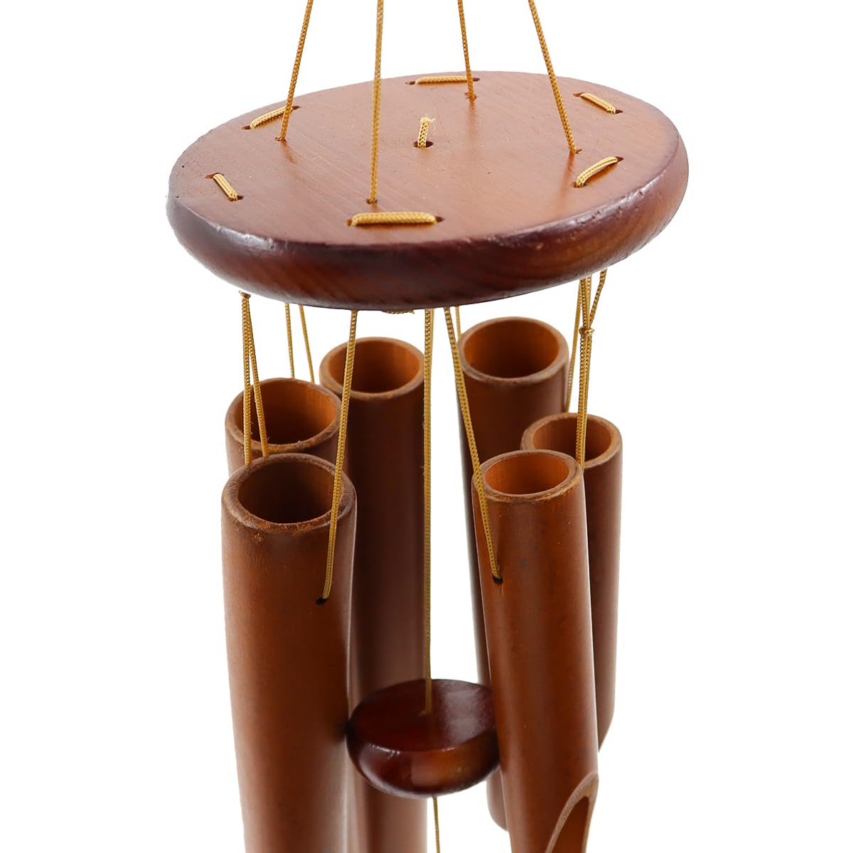 Nicear Bamboo Wind Chimes 6 Tubes Wooden Outdoor And Indoor Bamboo Chime For Garden Clearance - Image 3