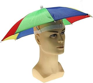 Ahina Compact Folding Umbrella Hat – Portable Hands-Free Protection Gear Price In India