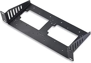 GeeekPi DeskPi RackMate Accessories SBC Shelf 1U Rack, Supports Raspberry Pi/Jetson Nano/RockPi 5B/Dev Board and 2.5 Inch HDD/SSD, for DeskPi RackMate T1/T0/T2 Rackmount and 10 inch Server Rack